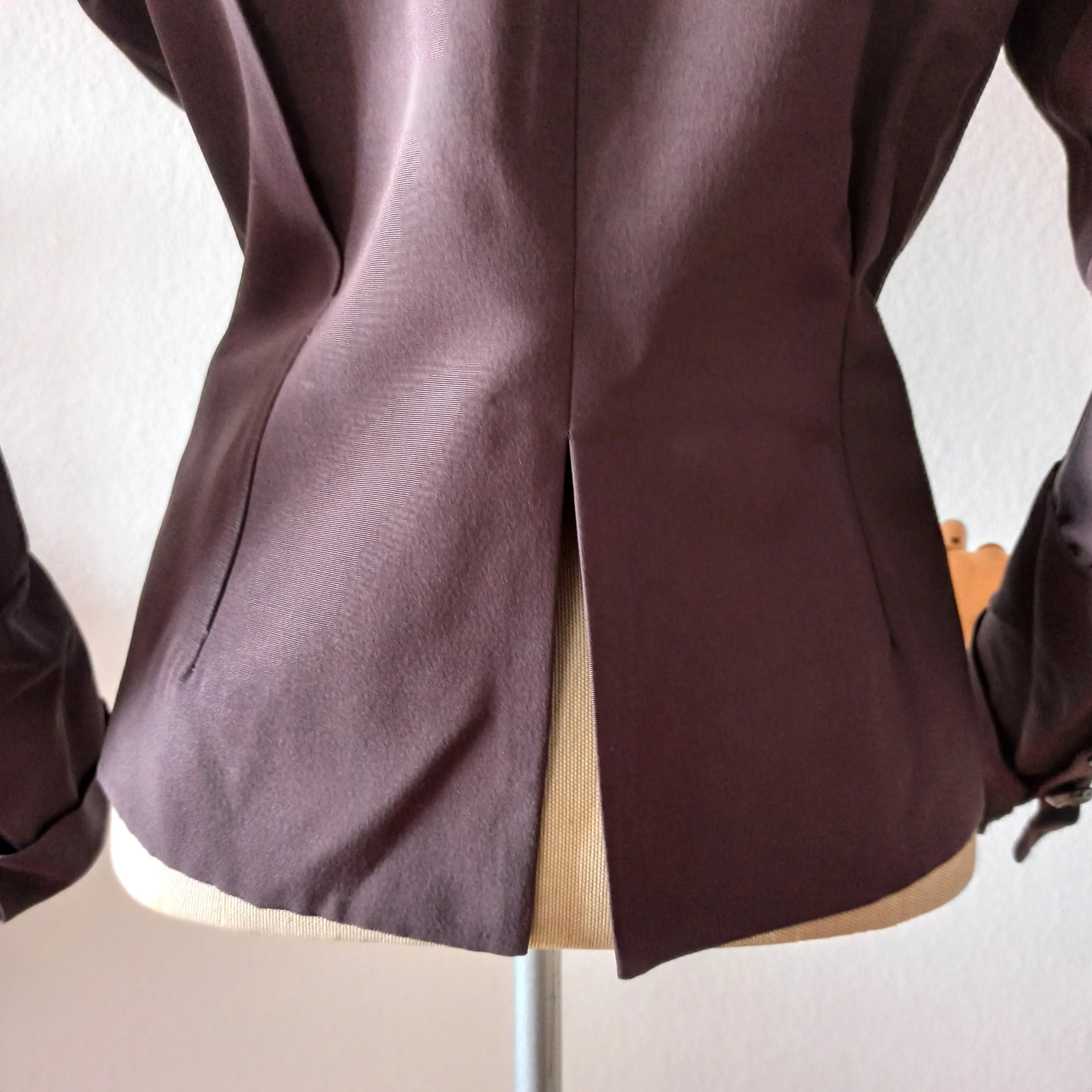 1940s - Unusual Wide Cuffs Gabardine Jacket - W37 (94cm)