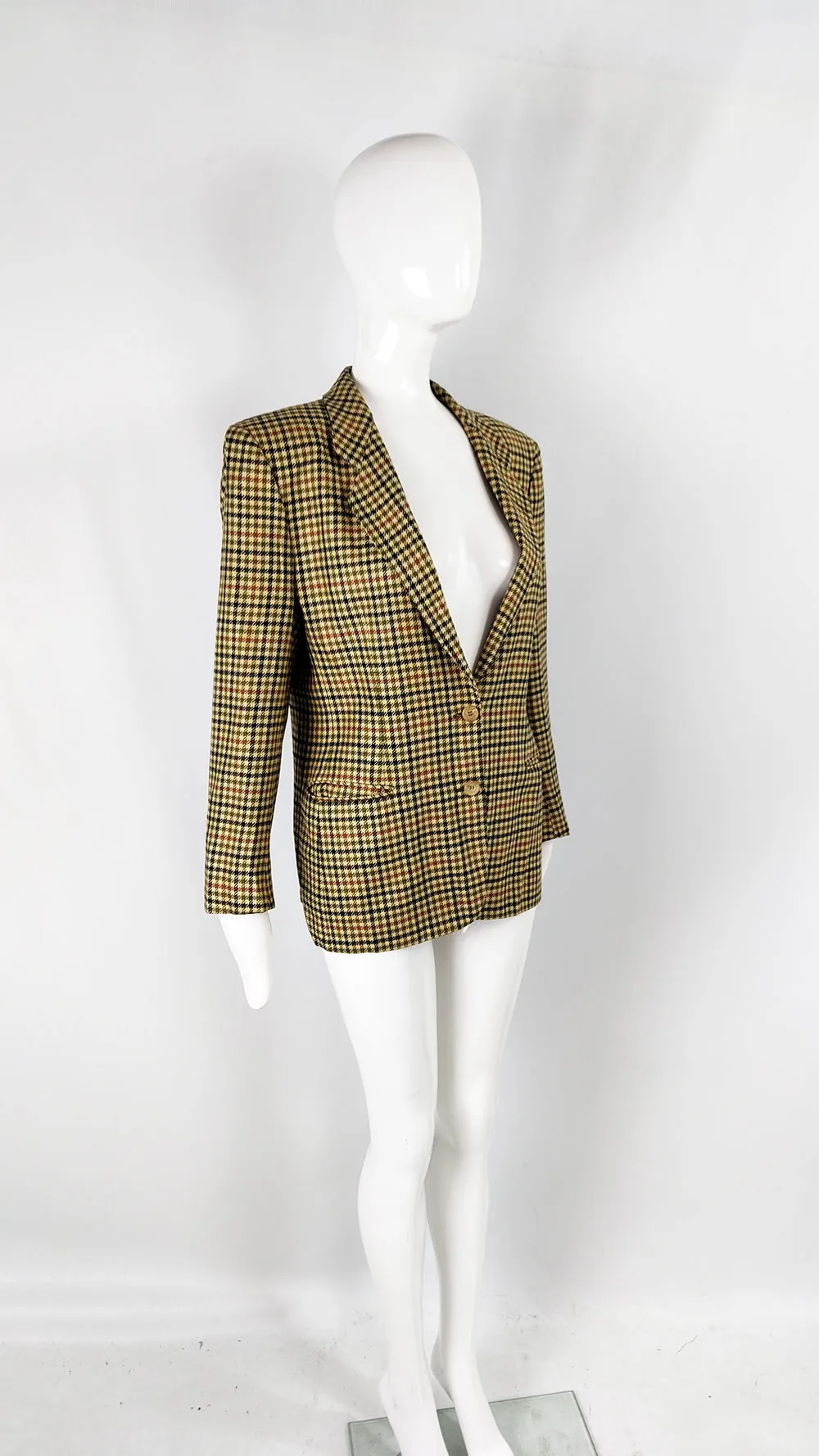 Antonio Fusco Vintage Pure Cashmere Italian Womens Blazer, 1980s