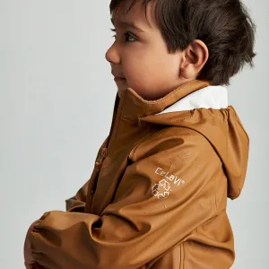 Baby & Kids Recycled Rainwear Set - Cognac