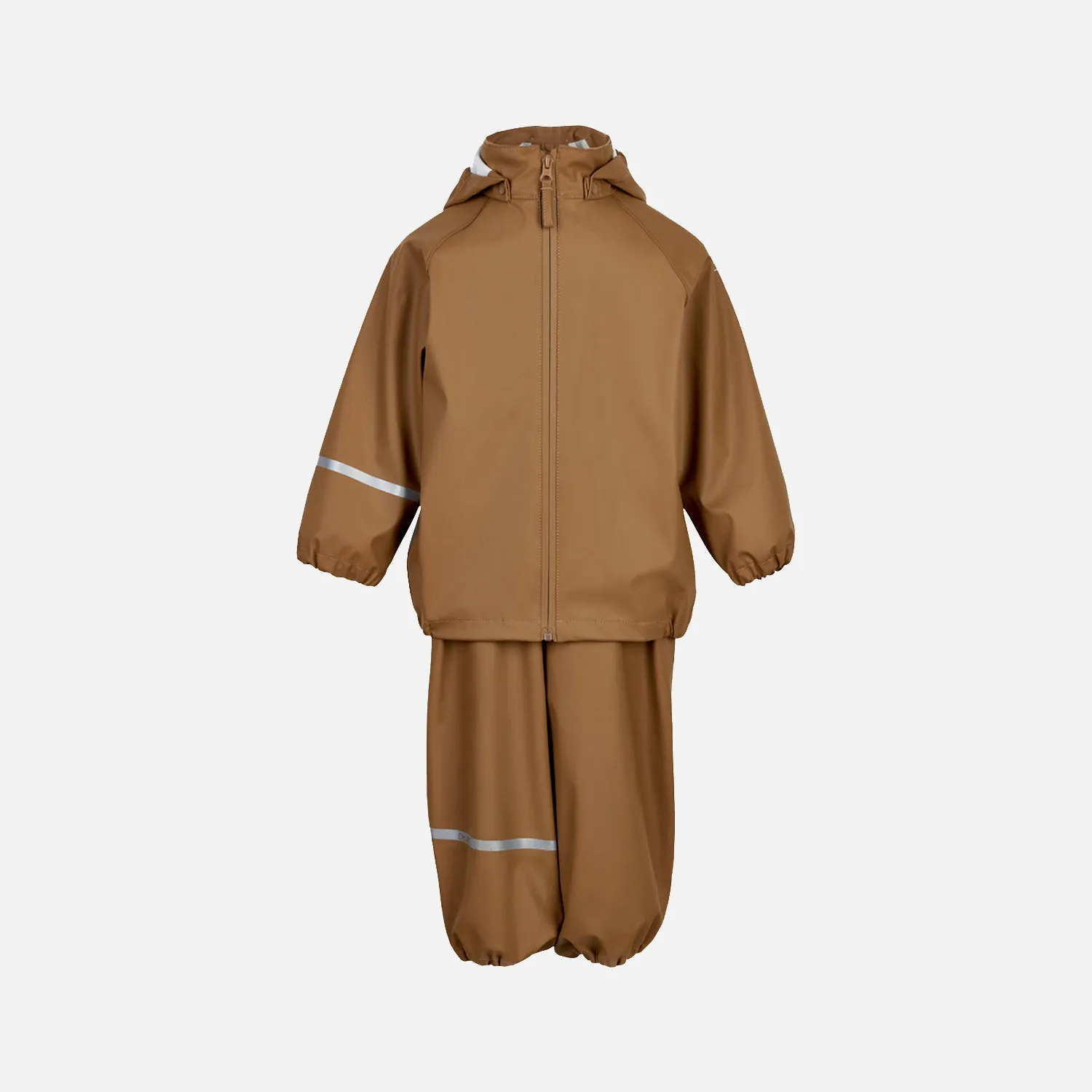 Baby & Kids Recycled Rainwear Set - Cognac