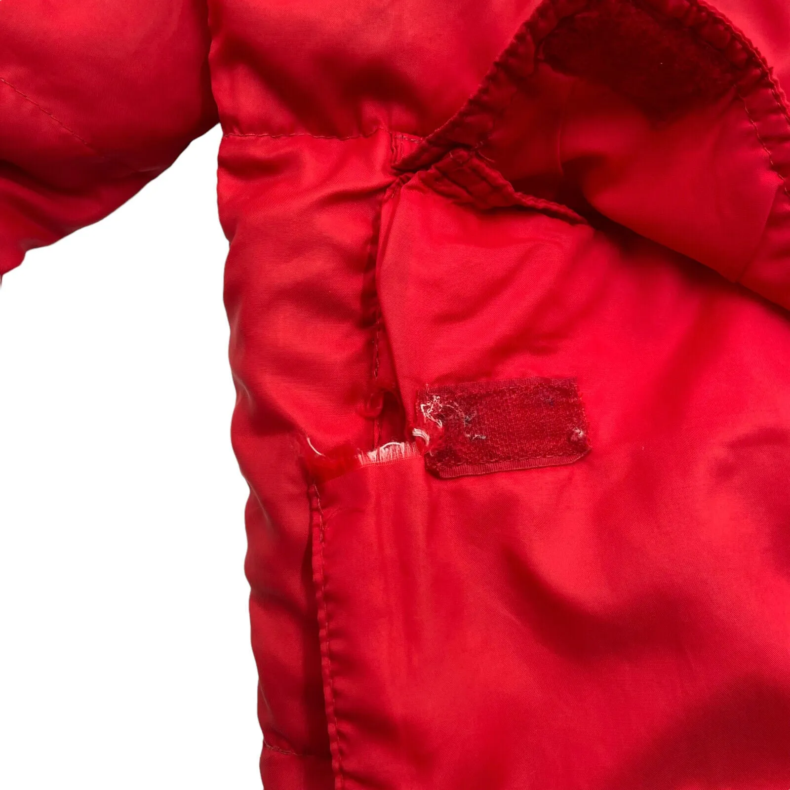 Belfe Red Padded Winter Coat | Vintage High End Luxury Designer Puffer Jacket