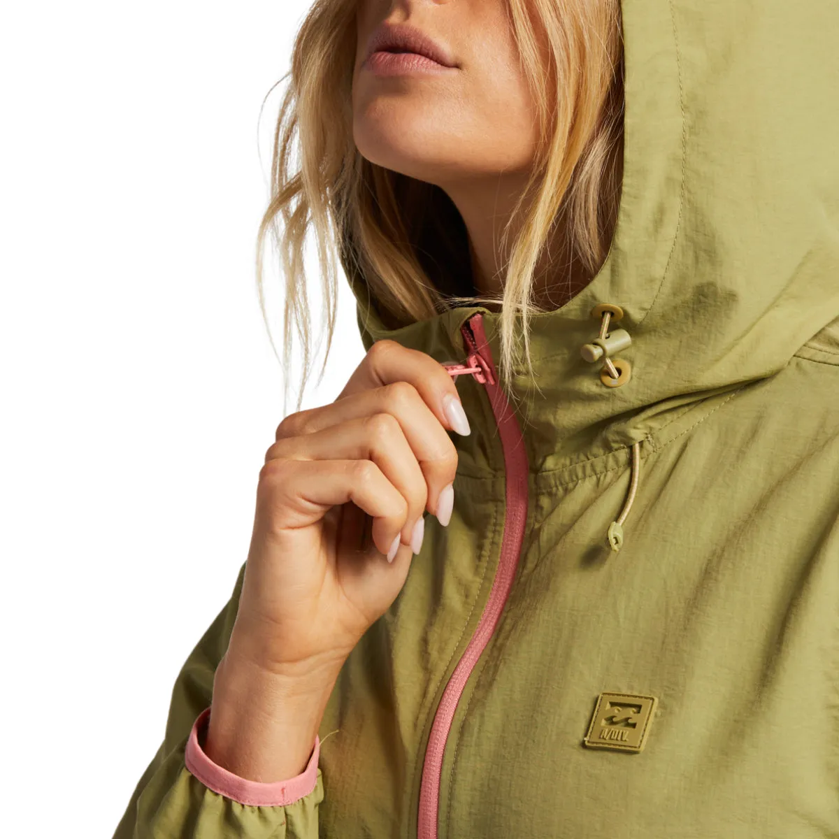 Billabong Women's Windy Trails Lightweight Hooded Zip Jacket