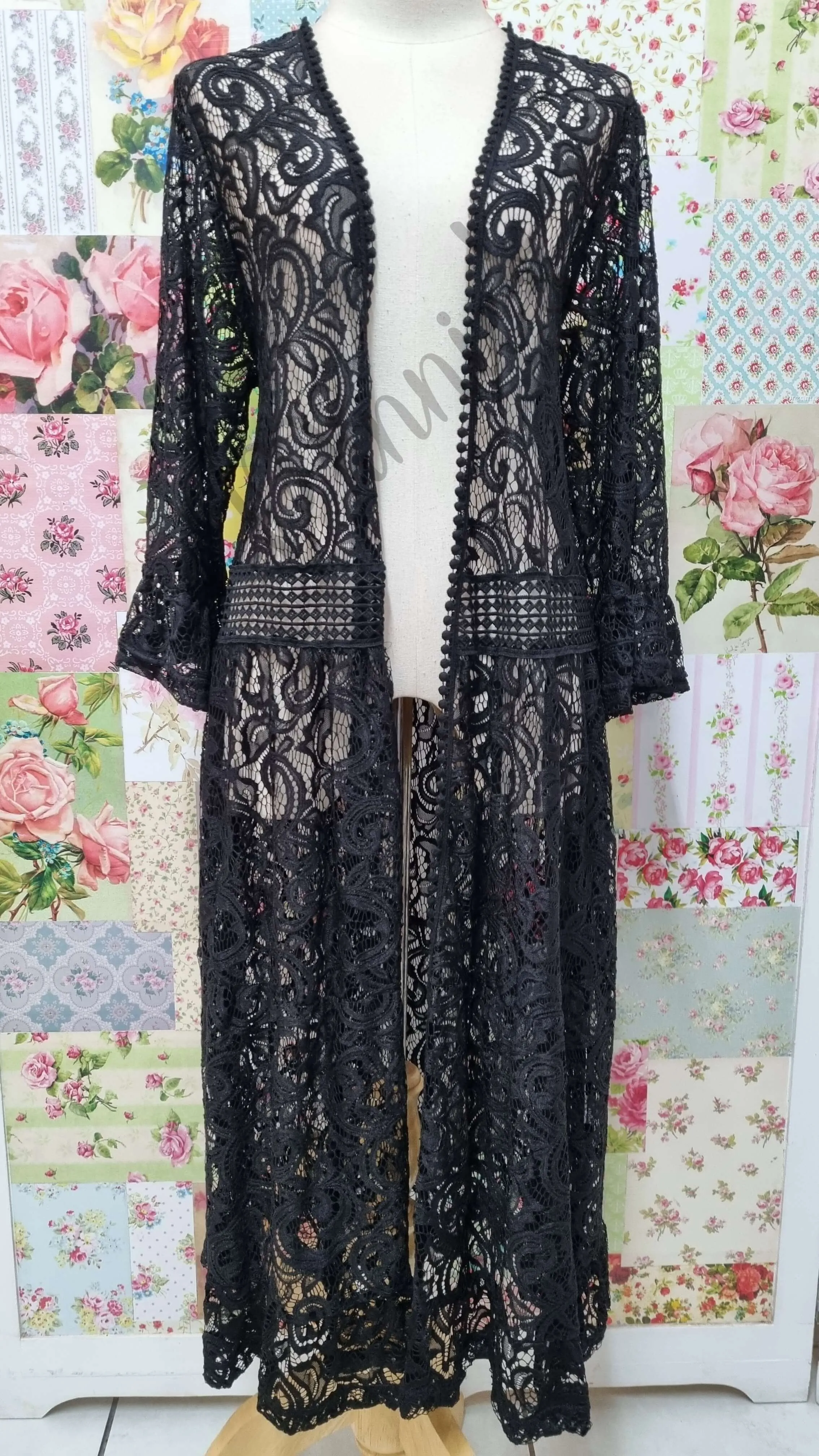 Black Lace Jacket SH0120