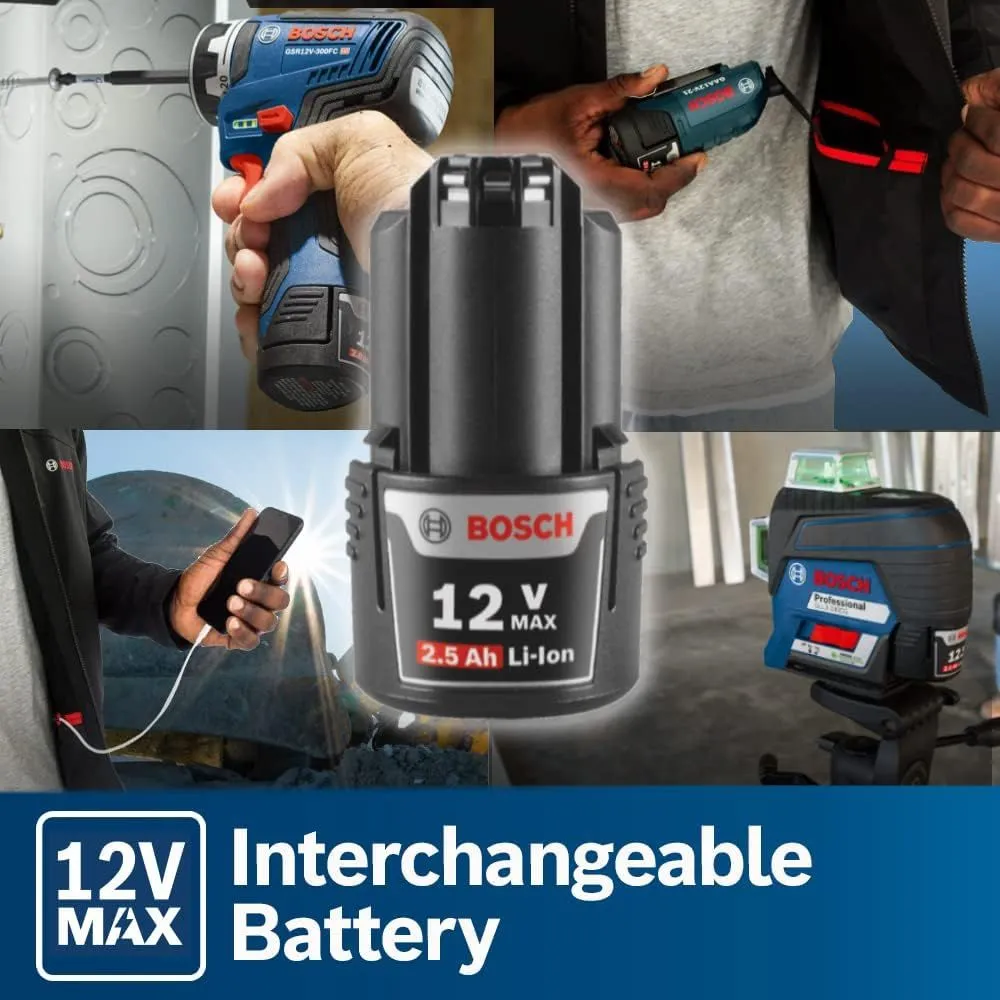 Bosch GHH12V-20LN12 12V Max Heated Hoodie Kit with Portable Power Adapter - Size Large