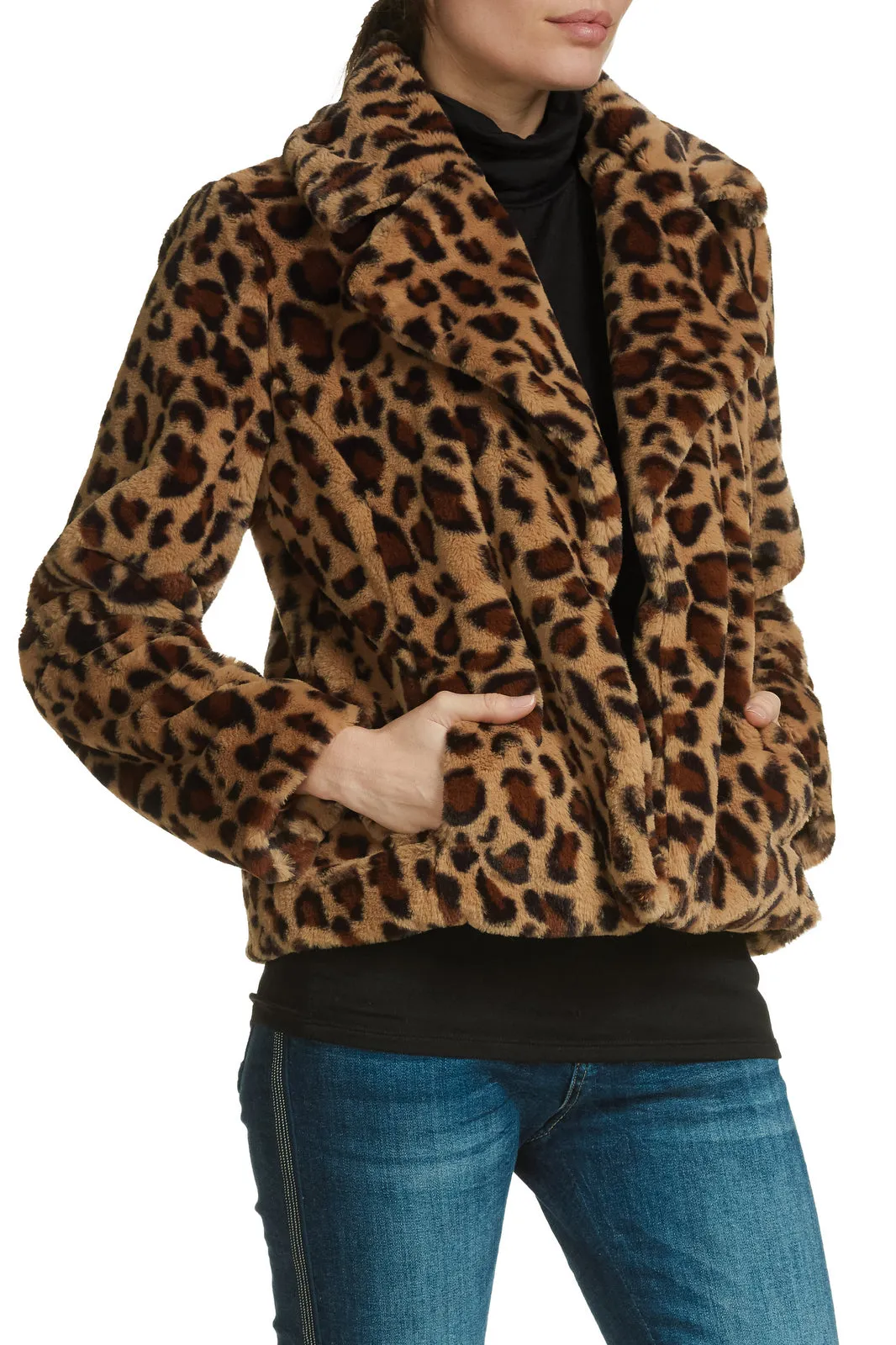 Brown Leopard Short Jacket