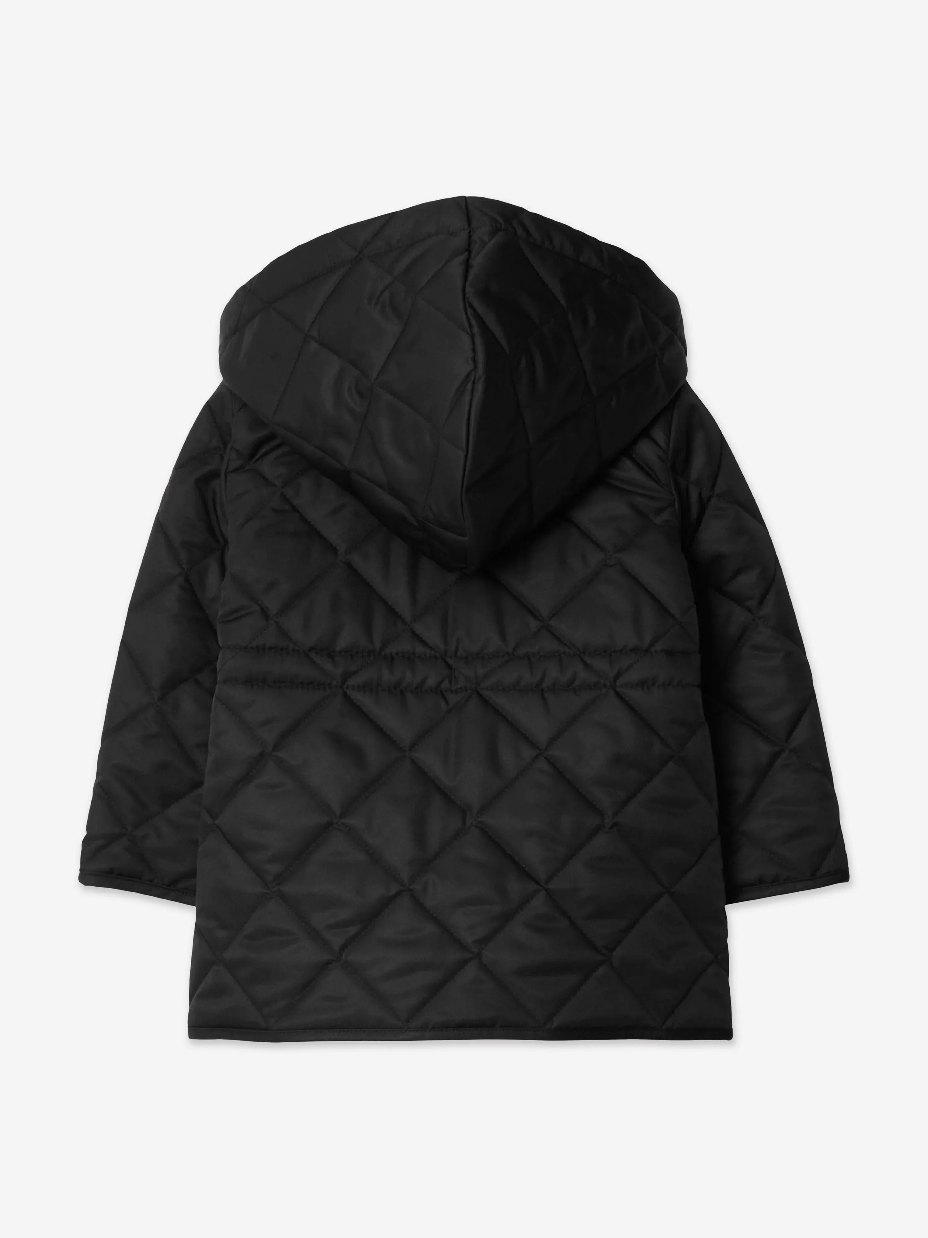 Burberry Baby Boys Mini Rowan Quilted Jacket in Black