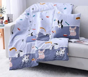 Cartoon Pillow Quilt Custom Logo Multifunctional Dual-purpose Pillow Quilt Office Nap Pillow Quilt