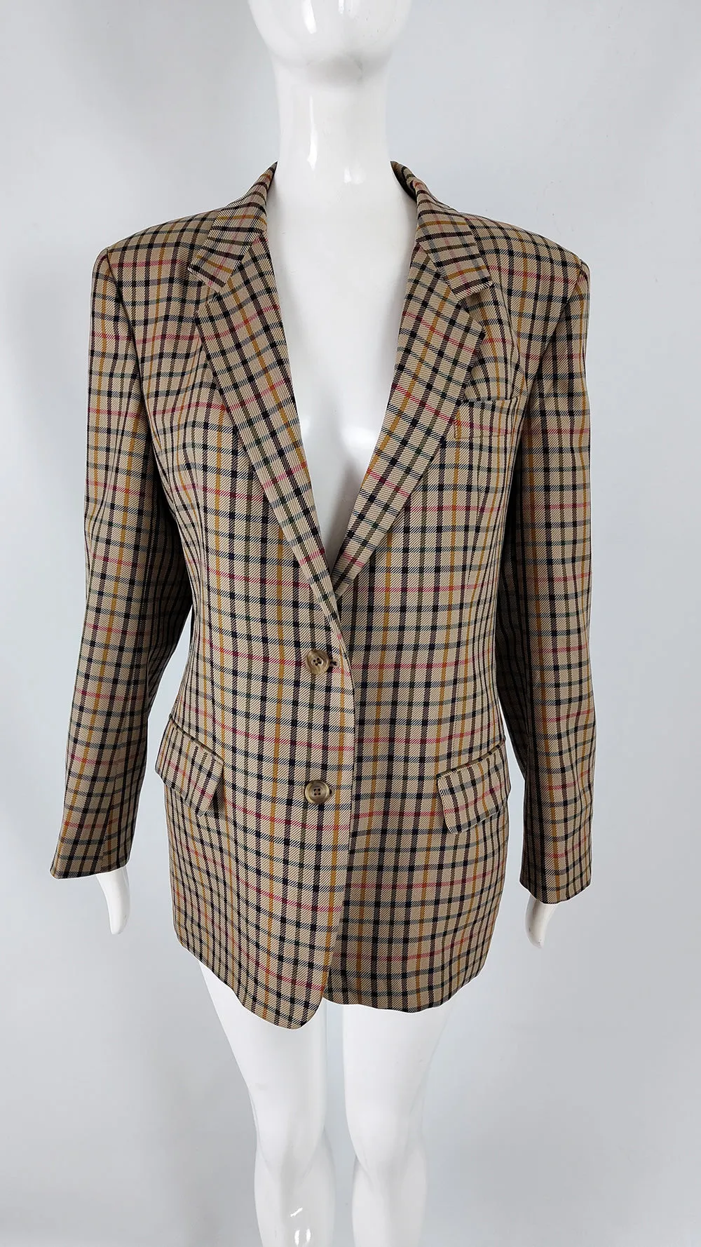 Daks of London Vintage Pure New Wool Womens Blazer, 1980s