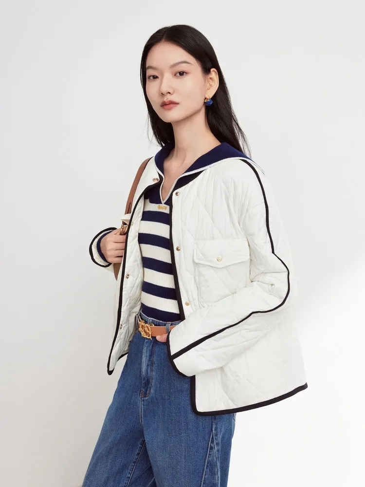 EP YAYING Parisian-Style Cotton Jacket