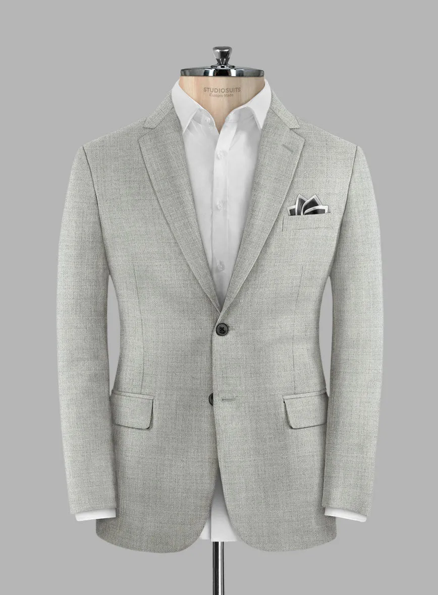 Fresco Light Gray Wool Suit