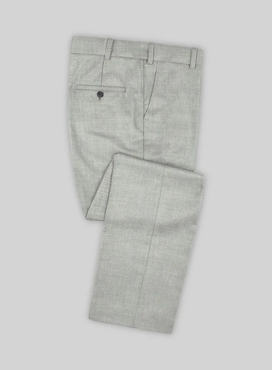 Fresco Light Gray Wool Suit