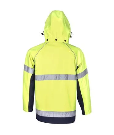 J97 Hooded Hi Vis D/N Soft Shell Jacket