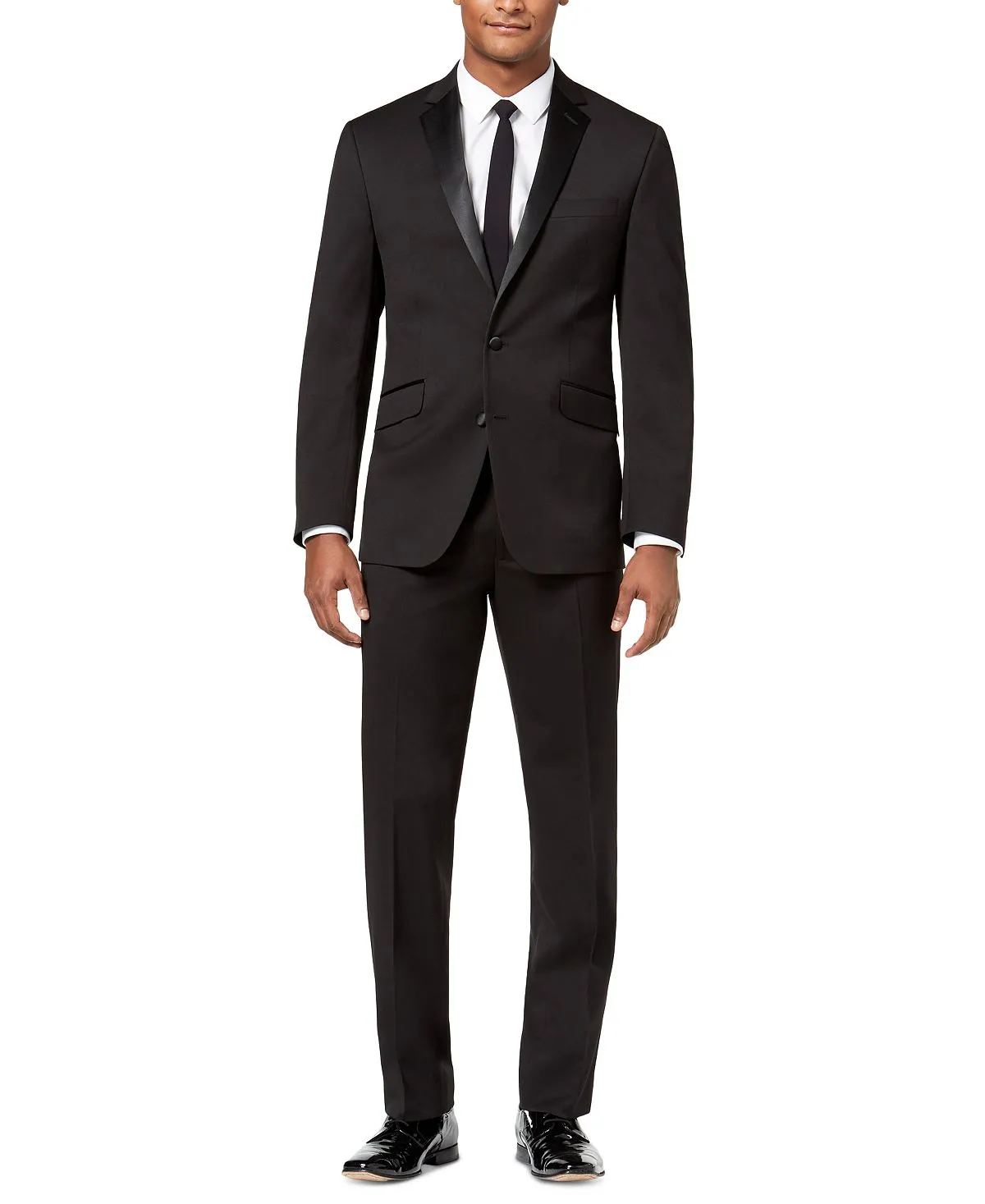 Kenneth Cole Reaction Men's Slim Fit Ready Made Flexible Tuxedo Jacket