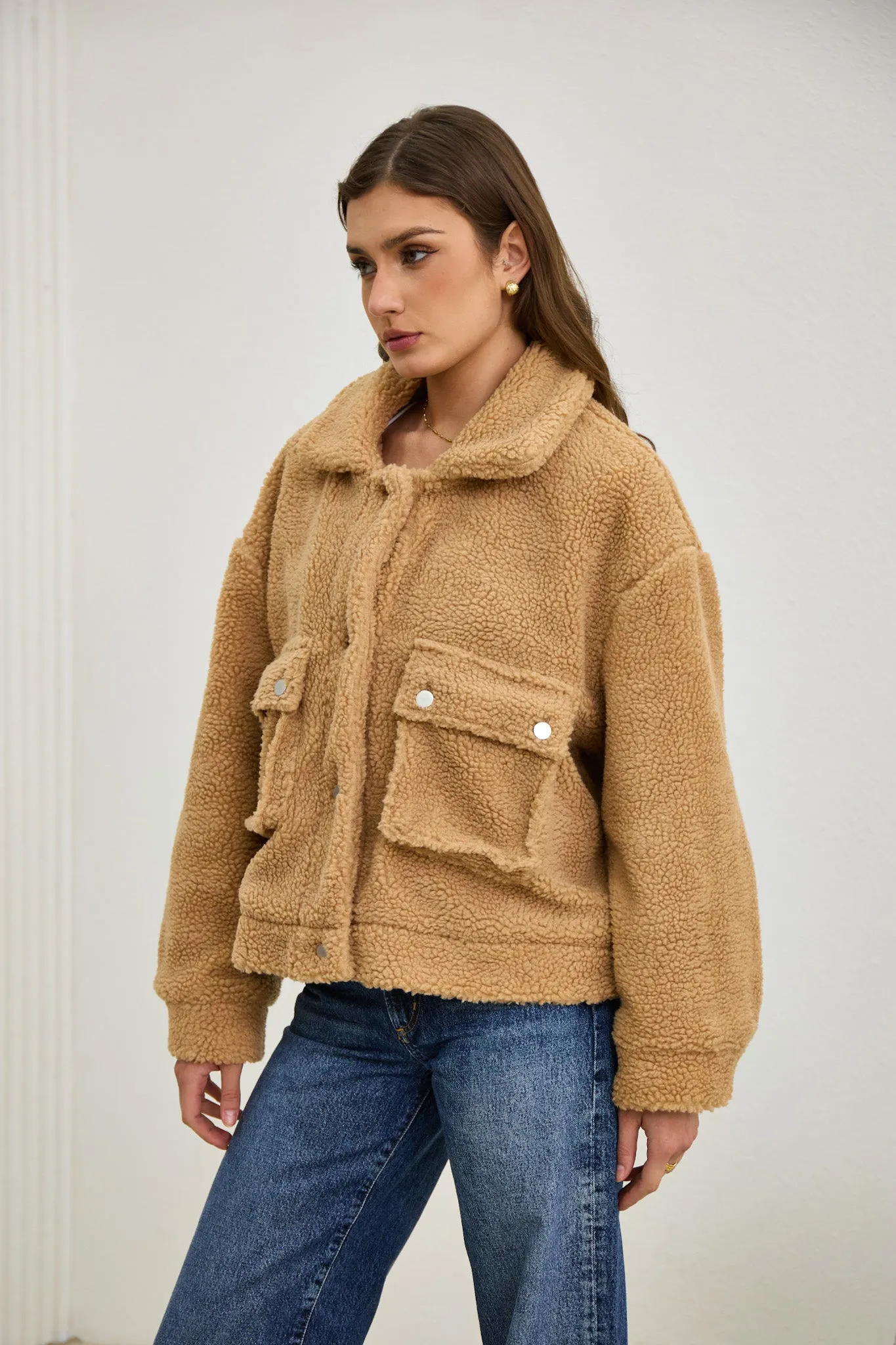 Kyla Brown Teddy Jacket