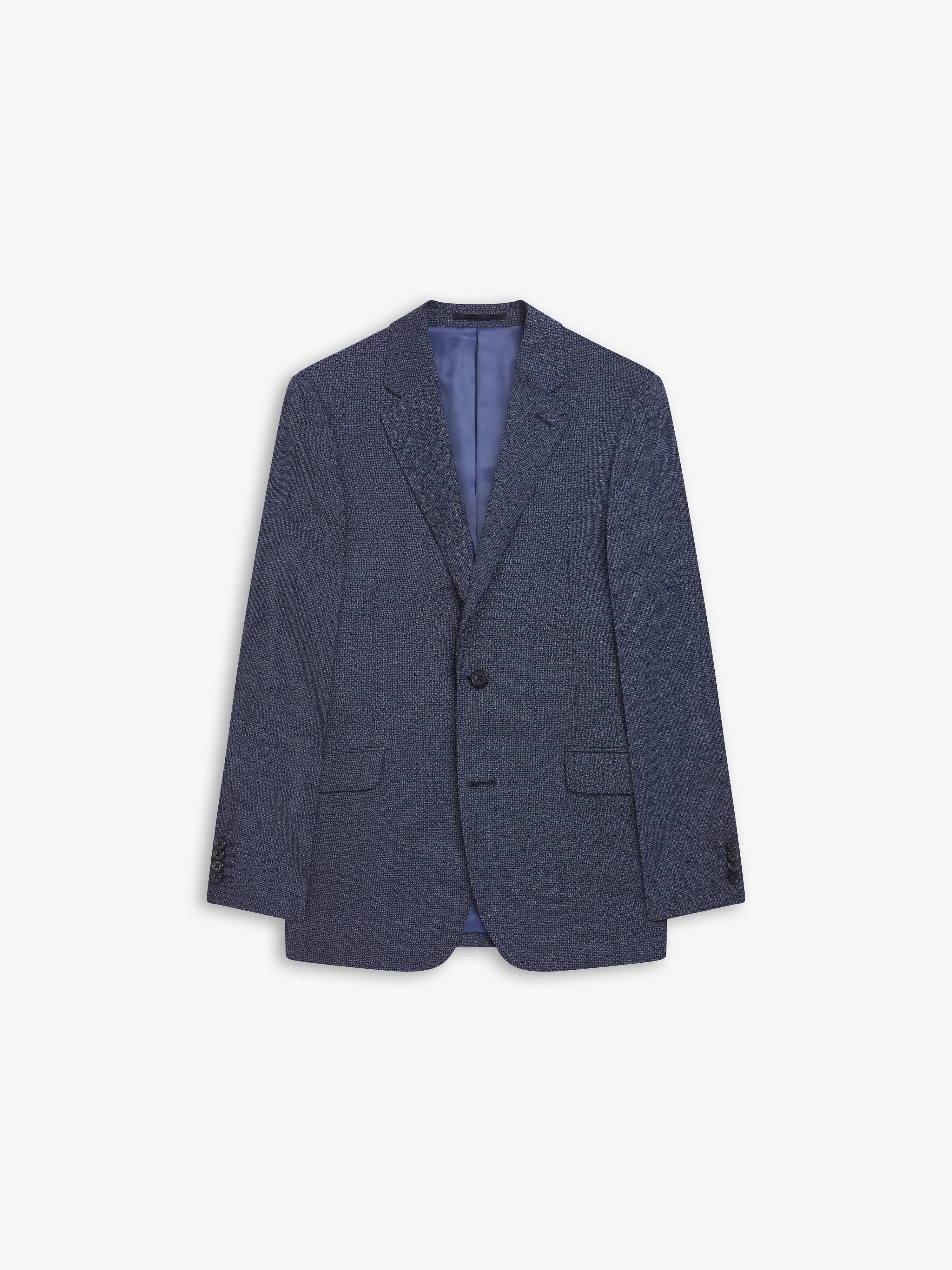 Lovell Infinity Slim Fit Blue Semi Plain Jacket