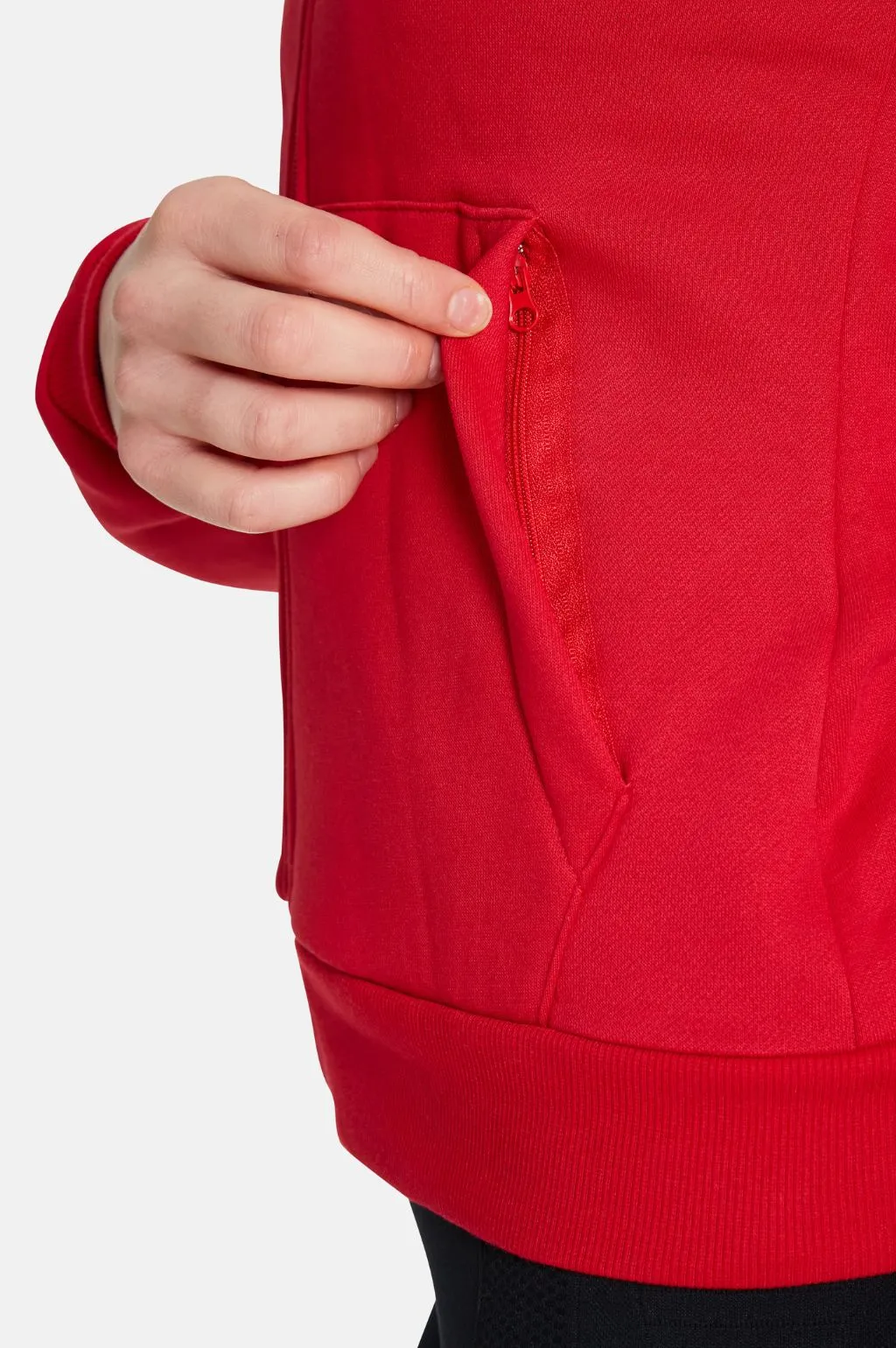 Luxurious FitPink Fleece Hoodie V2 - Red