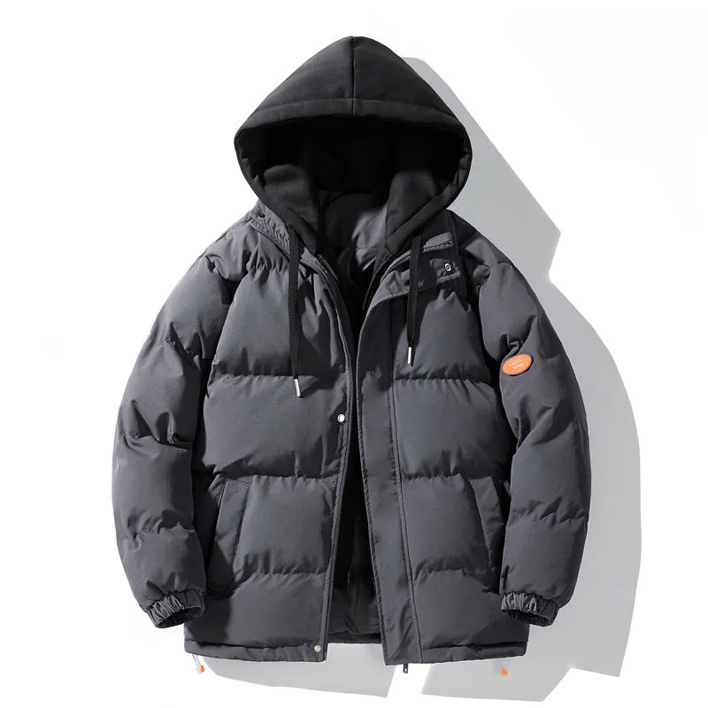 Men's Cotton-padded Hooded Sports Jacket