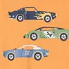 Organic Cotton Kids Car Print T-shirt