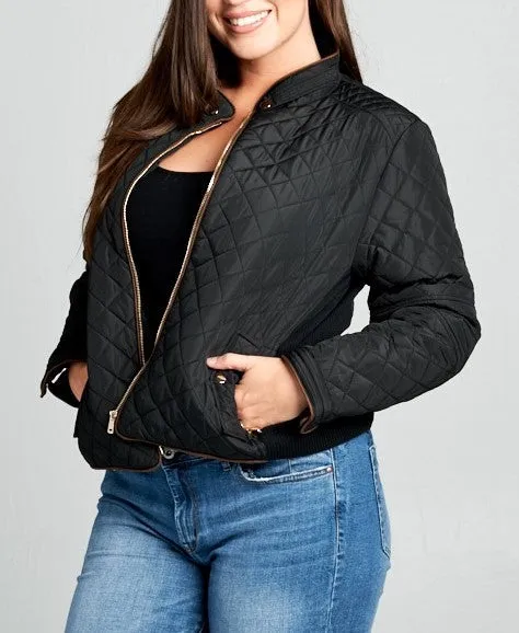 Padded Zip Up Jacket