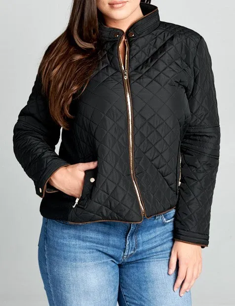 Padded Zip Up Jacket