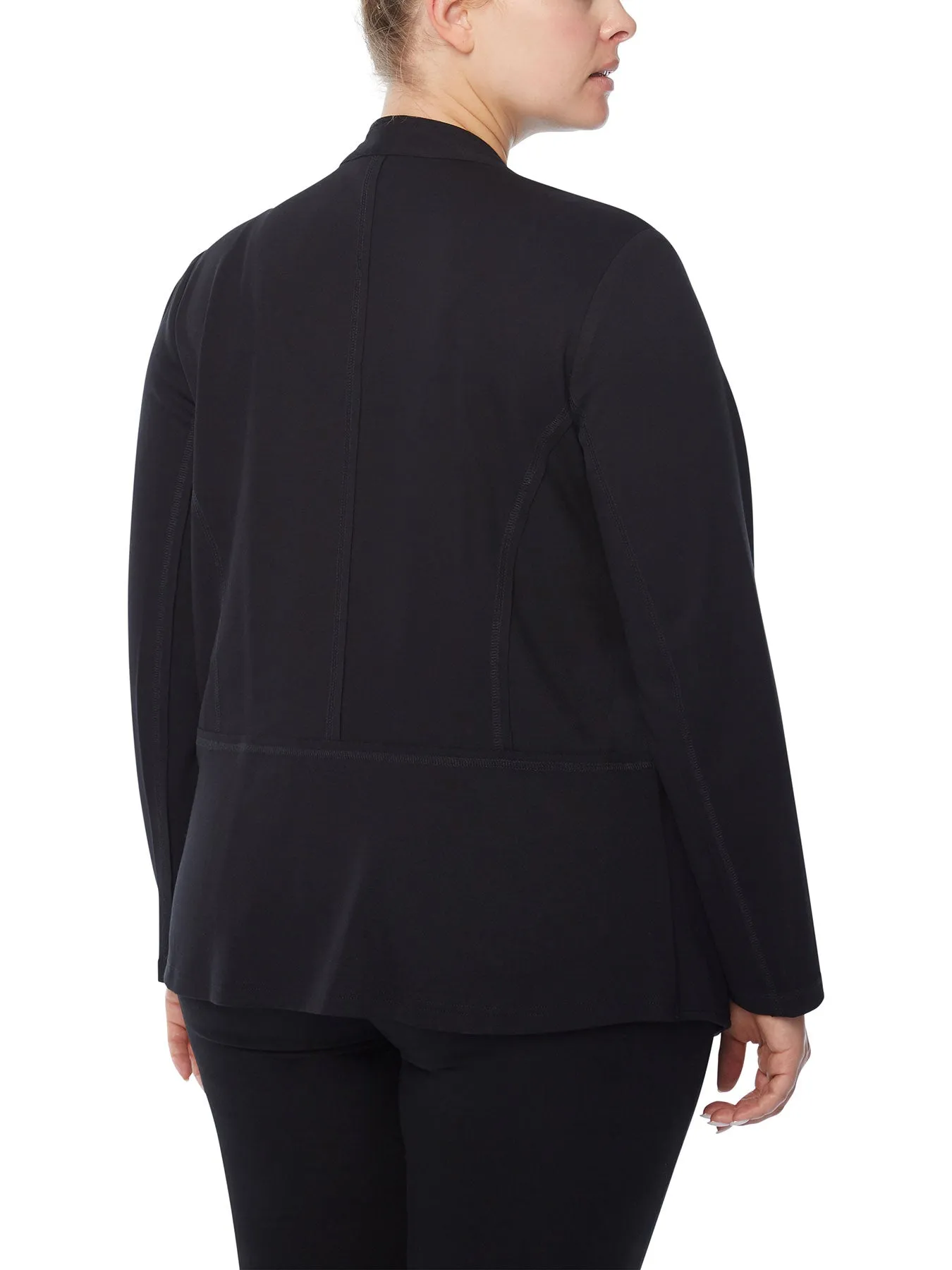 Plus Size Serenity Knit Drape Front Jacket