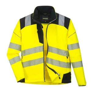 PORTWEST® Hi Vis Softshell Breathable Water Resistant Jacket - ANSI Class 3 - T402