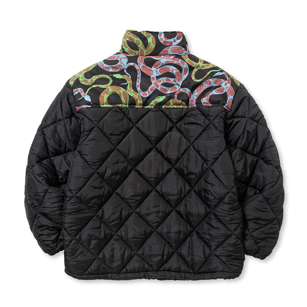 QUILTING NYLON PADDED JACKET