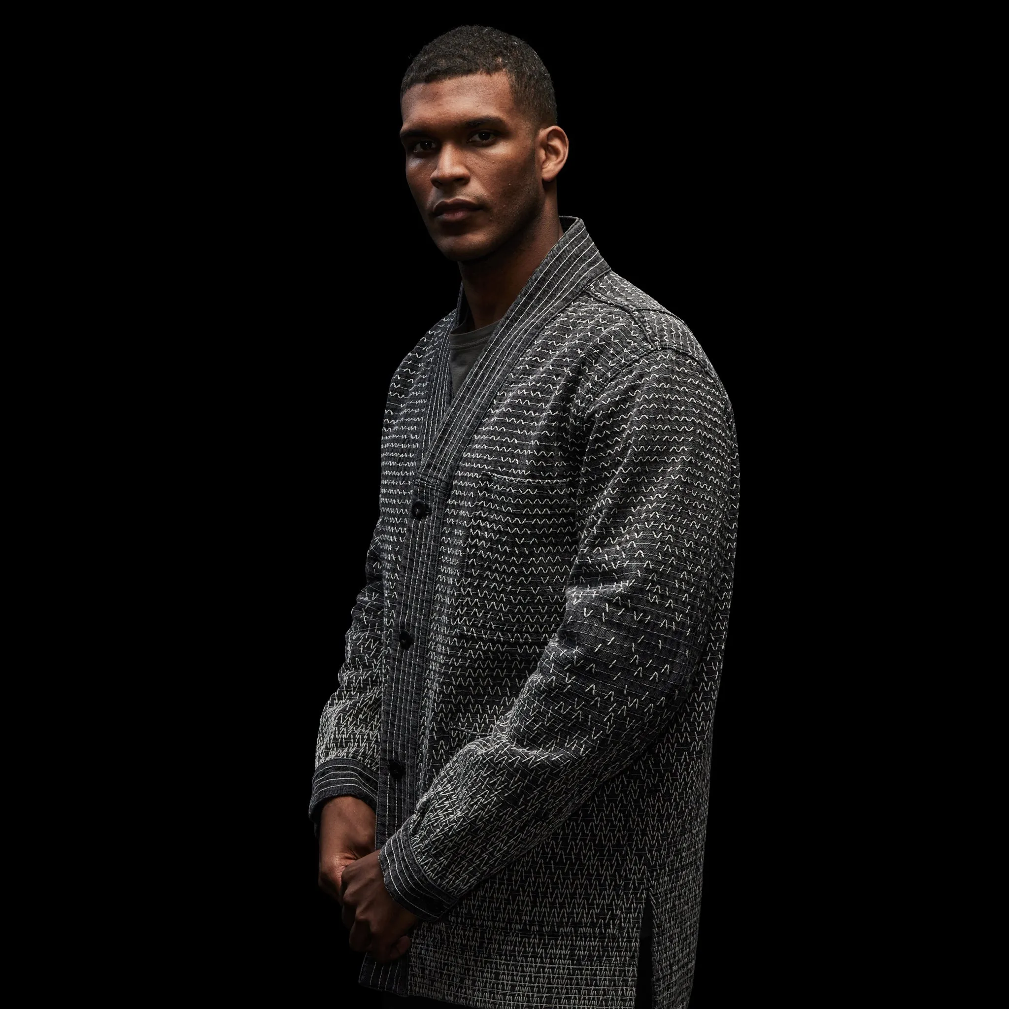 Sashiko Jacket. Grey edition