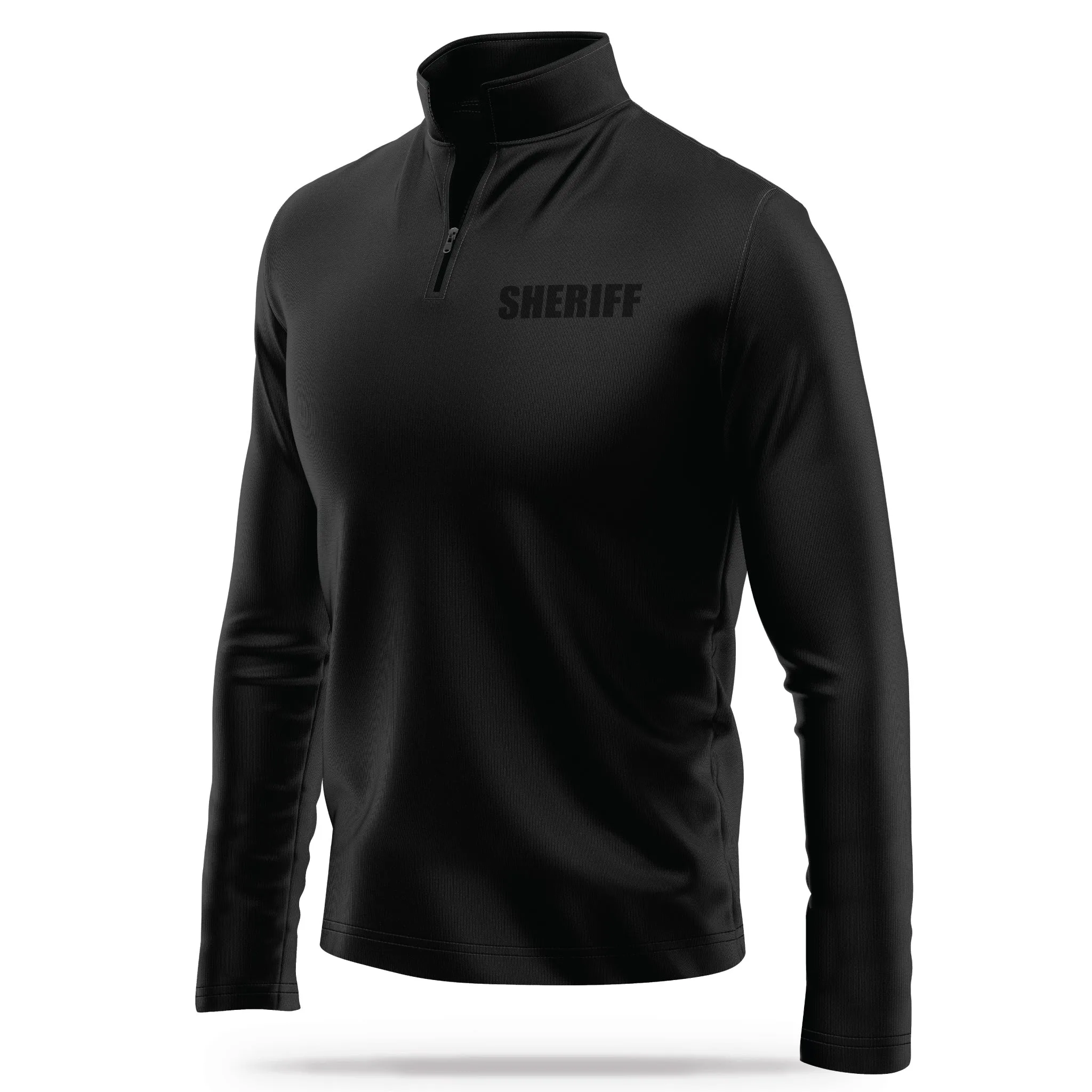 [SHERIFF] Performance Quarter Zip [BLK/BLK]