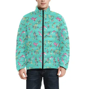 Swift Pastel Men's Stand Collar Padded Jacket