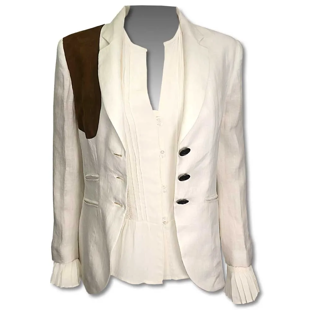 T.ba Tiziano Ladies Linen Jacket