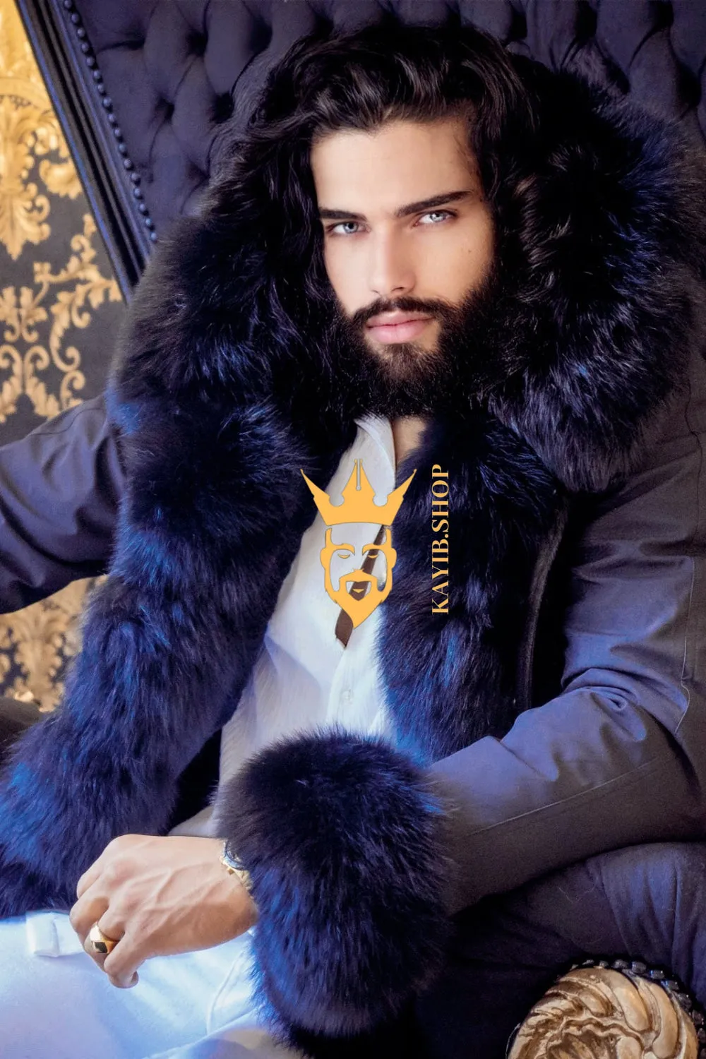 The Ultimate Men's Black Fox Fur Parka: Luxurious Style and Versatility