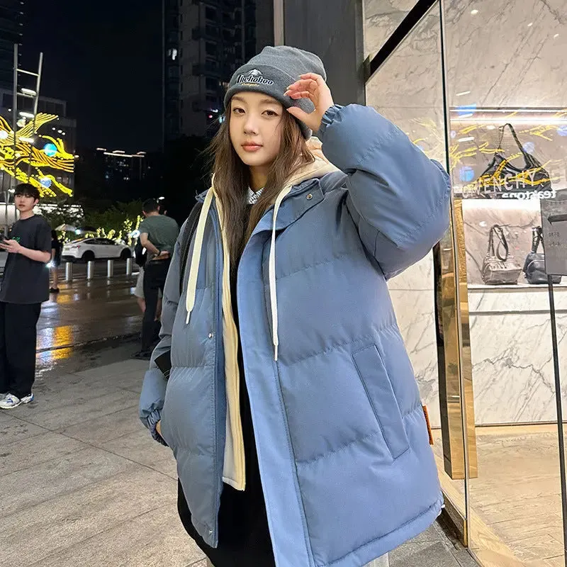 Two-piece Cotton-padded Thermal Wear Winter Hooded Couple jacket