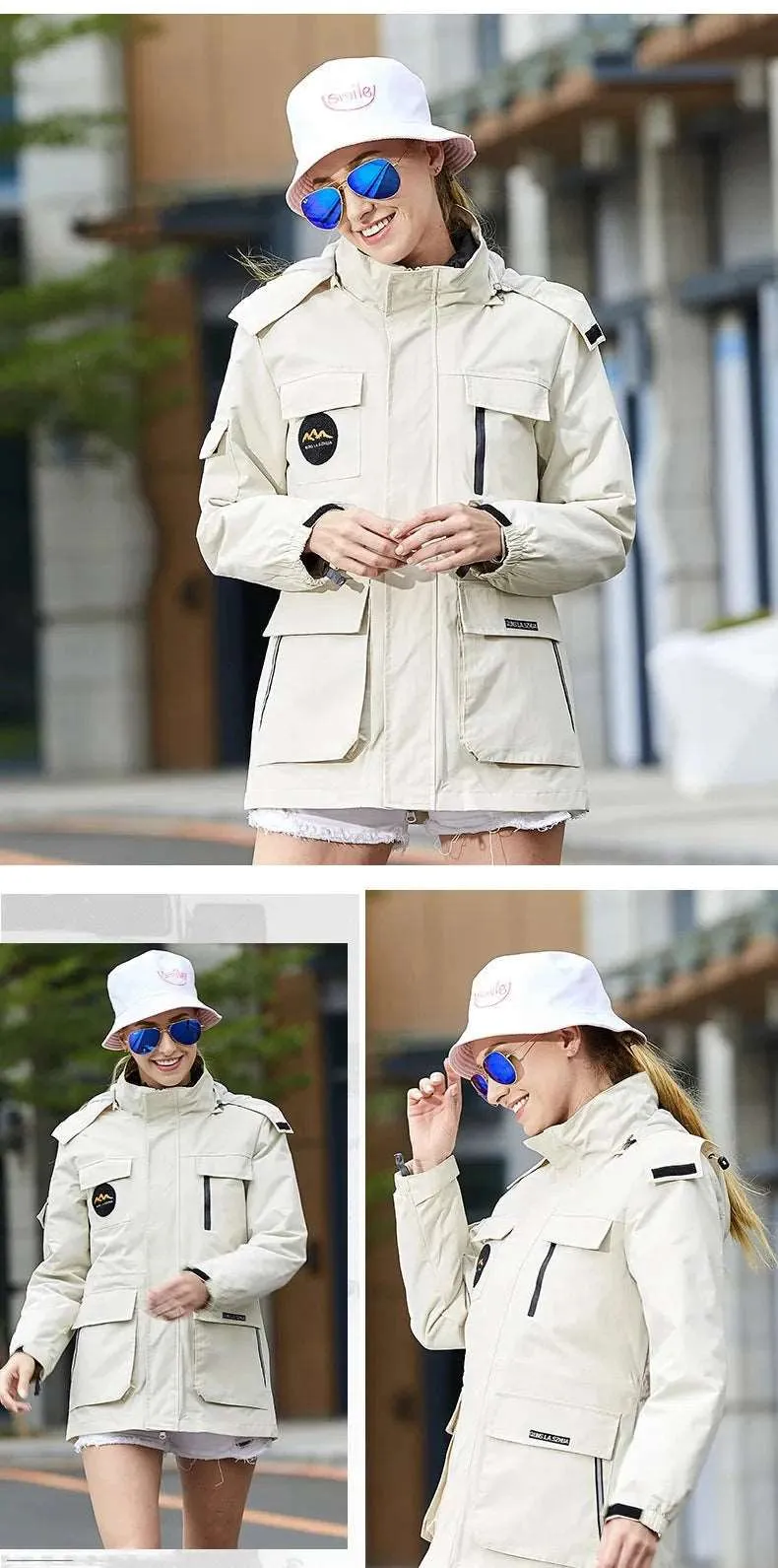 Unisex Outdoor Thickened Shell Jacket