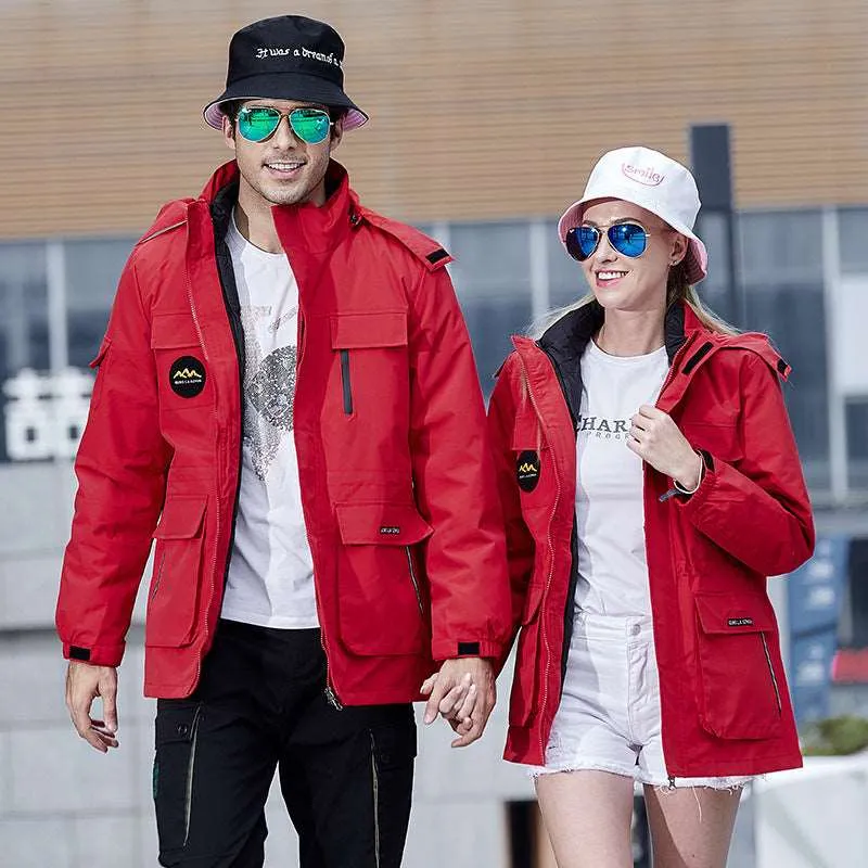 Unisex Outdoor Thickened Shell Jacket