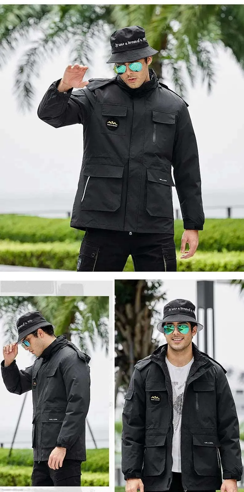 Unisex Outdoor Thickened Shell Jacket