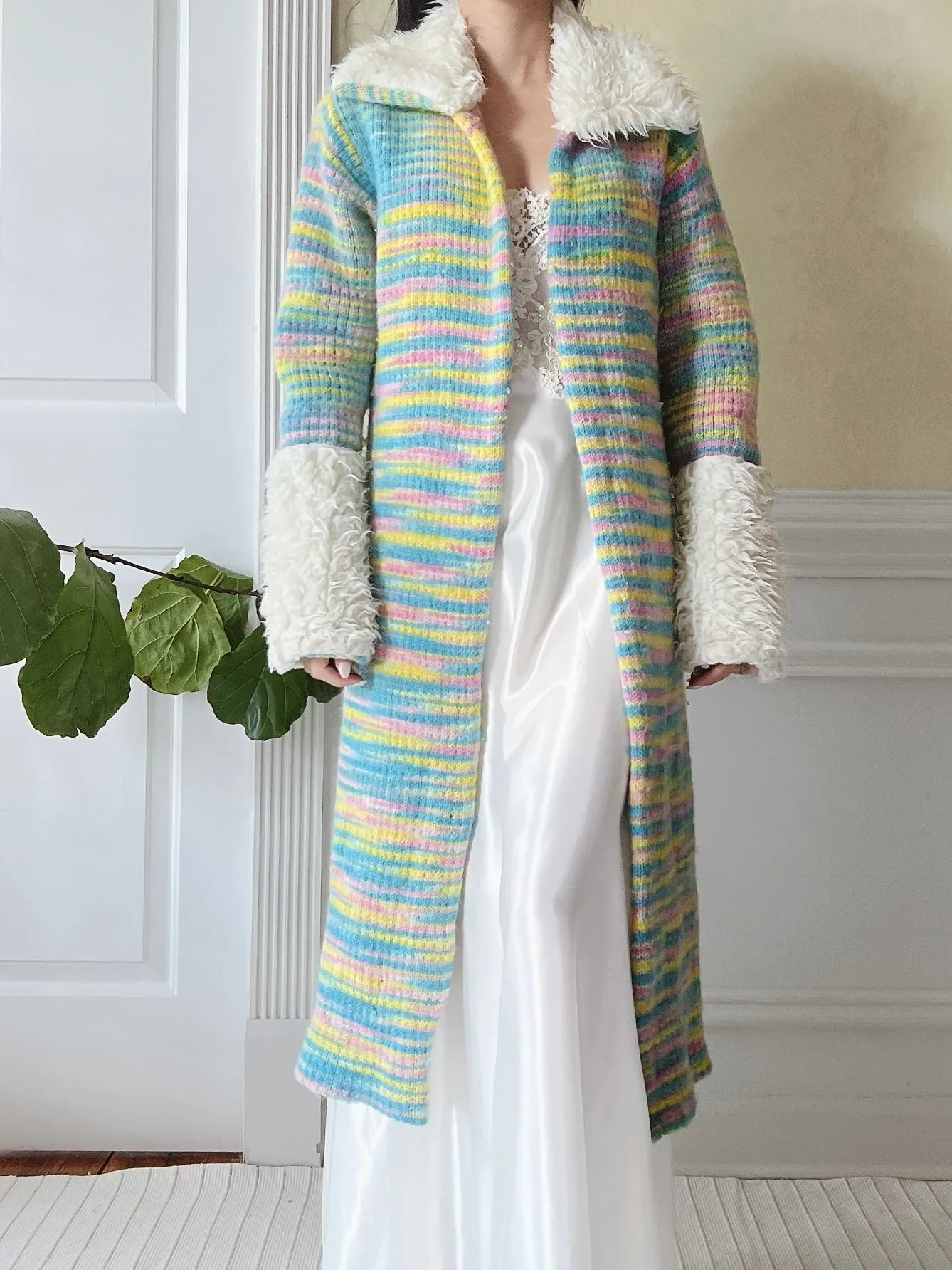 Vintage Knitted Duster - S/M