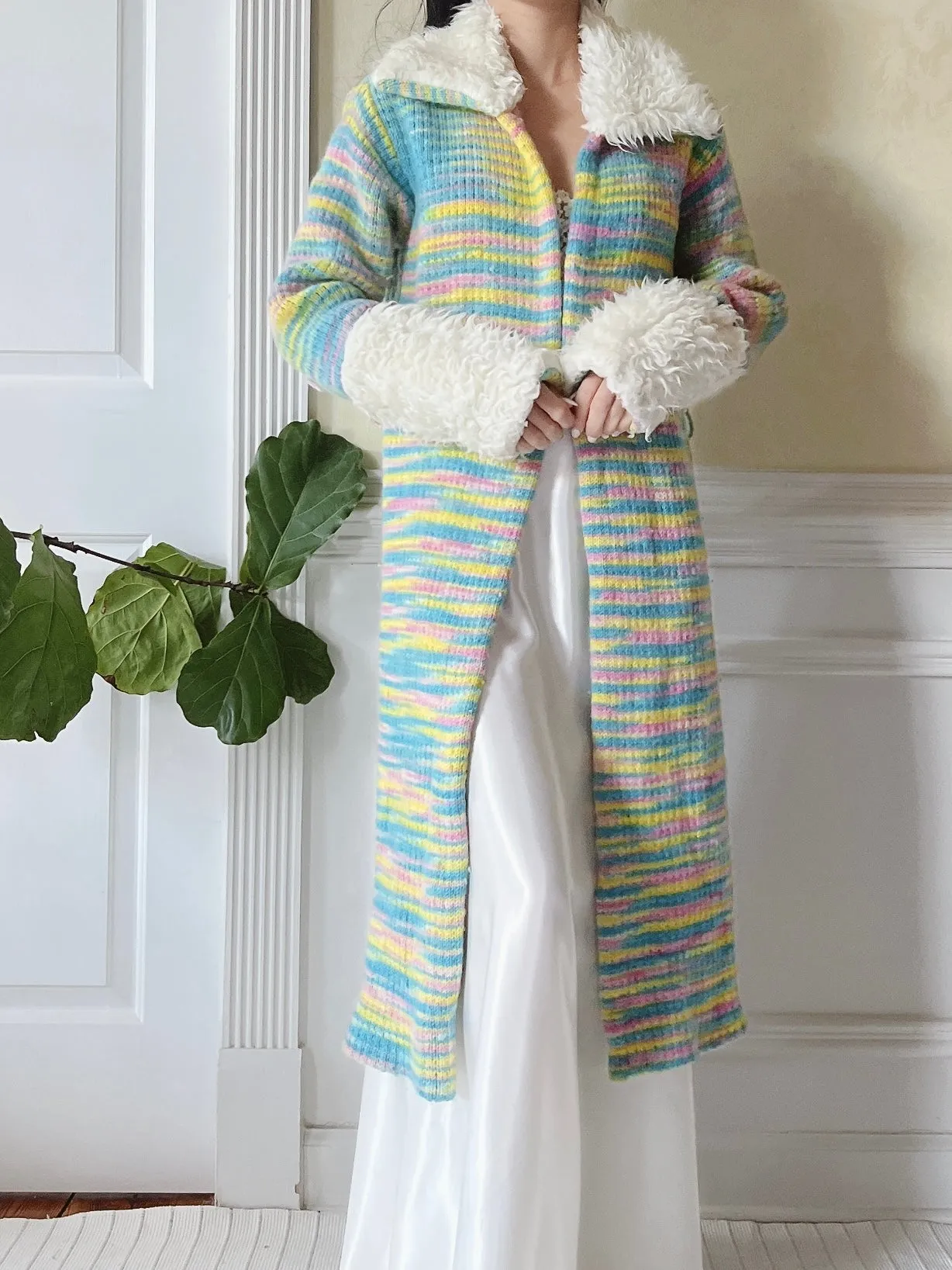 Vintage Knitted Duster - S/M