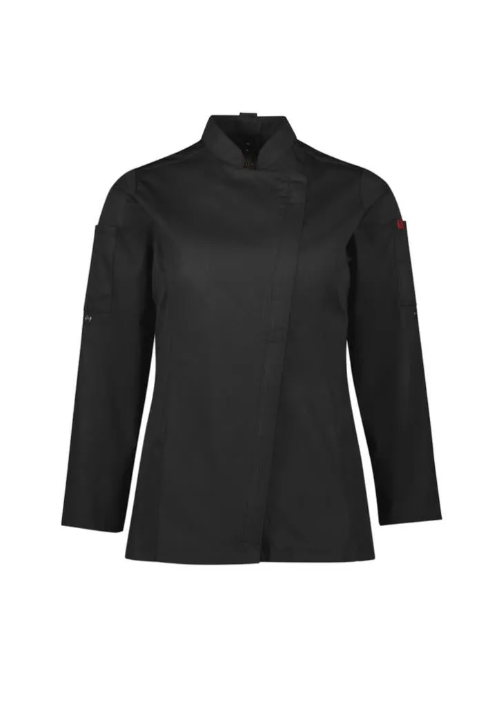 Yes!Chef CH330LL Womens Alfresco L/S Chef Jacket