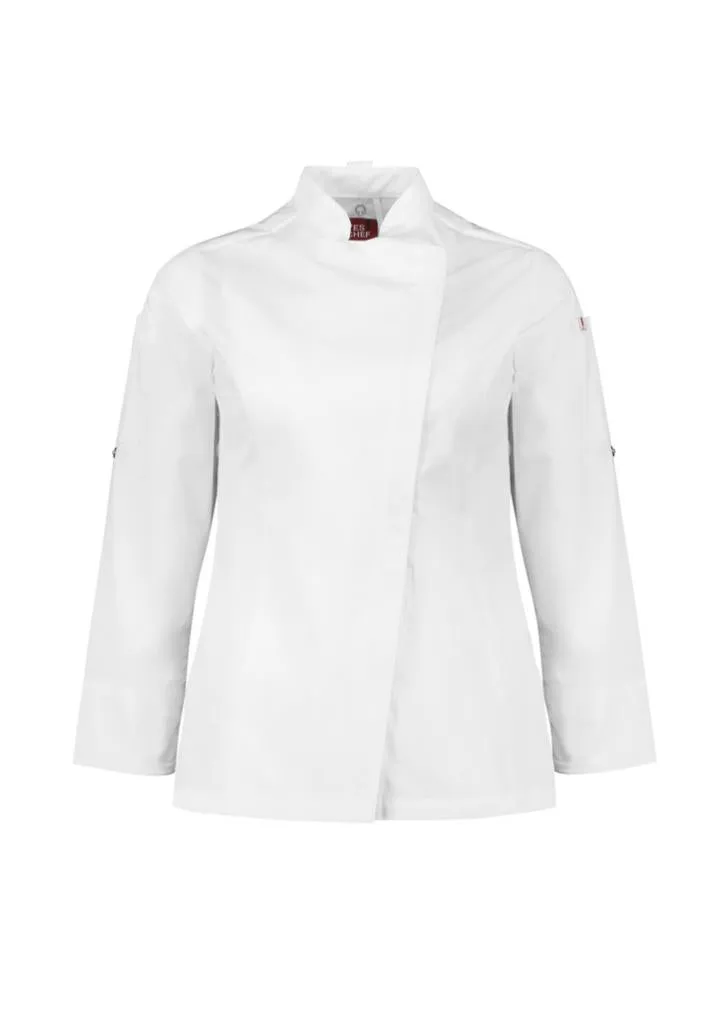 Yes!Chef CH330LL Womens Alfresco L/S Chef Jacket